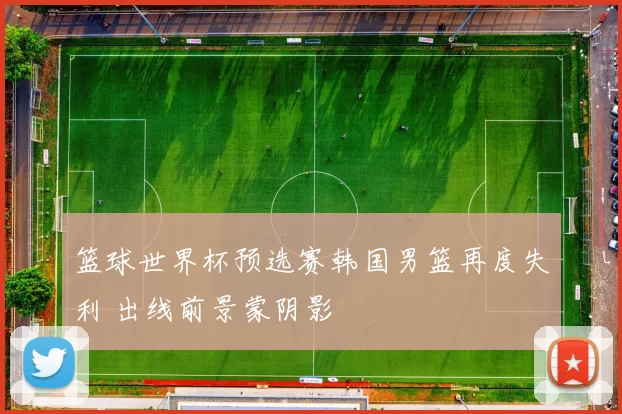 篮球世界杯预选赛韩国男篮再度失利 出线前景蒙阴影